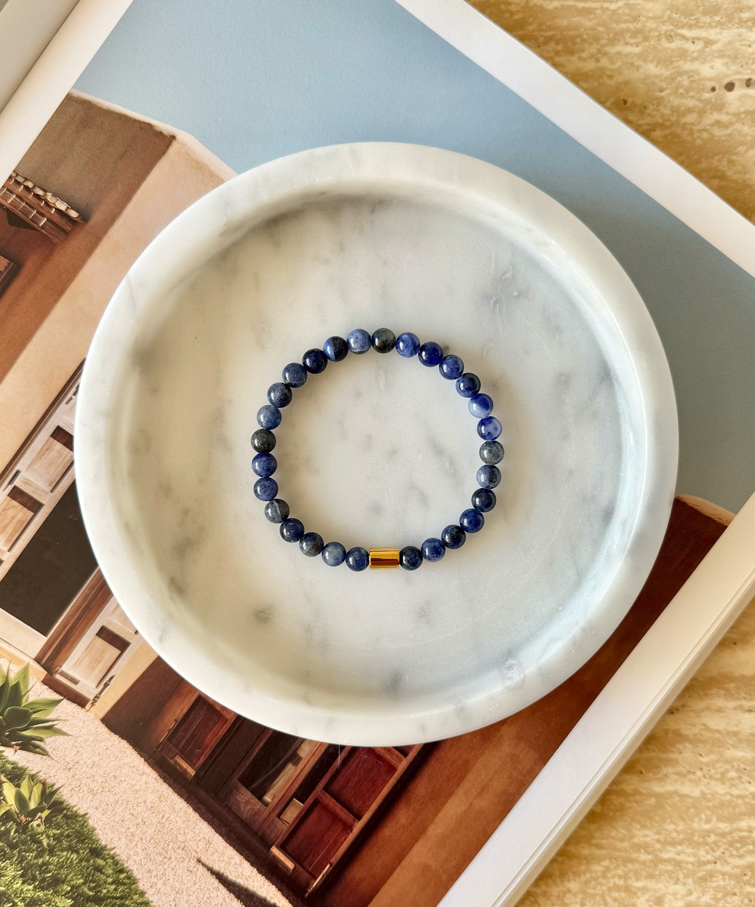 INNER CALM BRACELET WITH SODALITE (LIMITED-EDITION)