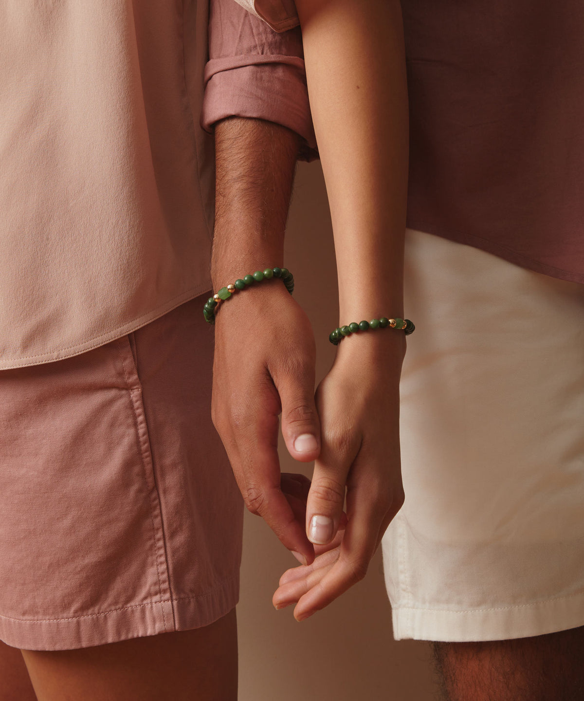 NEW BEGINNINGS BRACELET WITH AVENTURINE & AFRICAN JADE