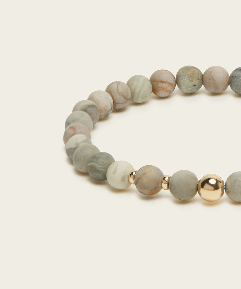 NURTURED LIFE BRACELET WITH PICASSO JASPER