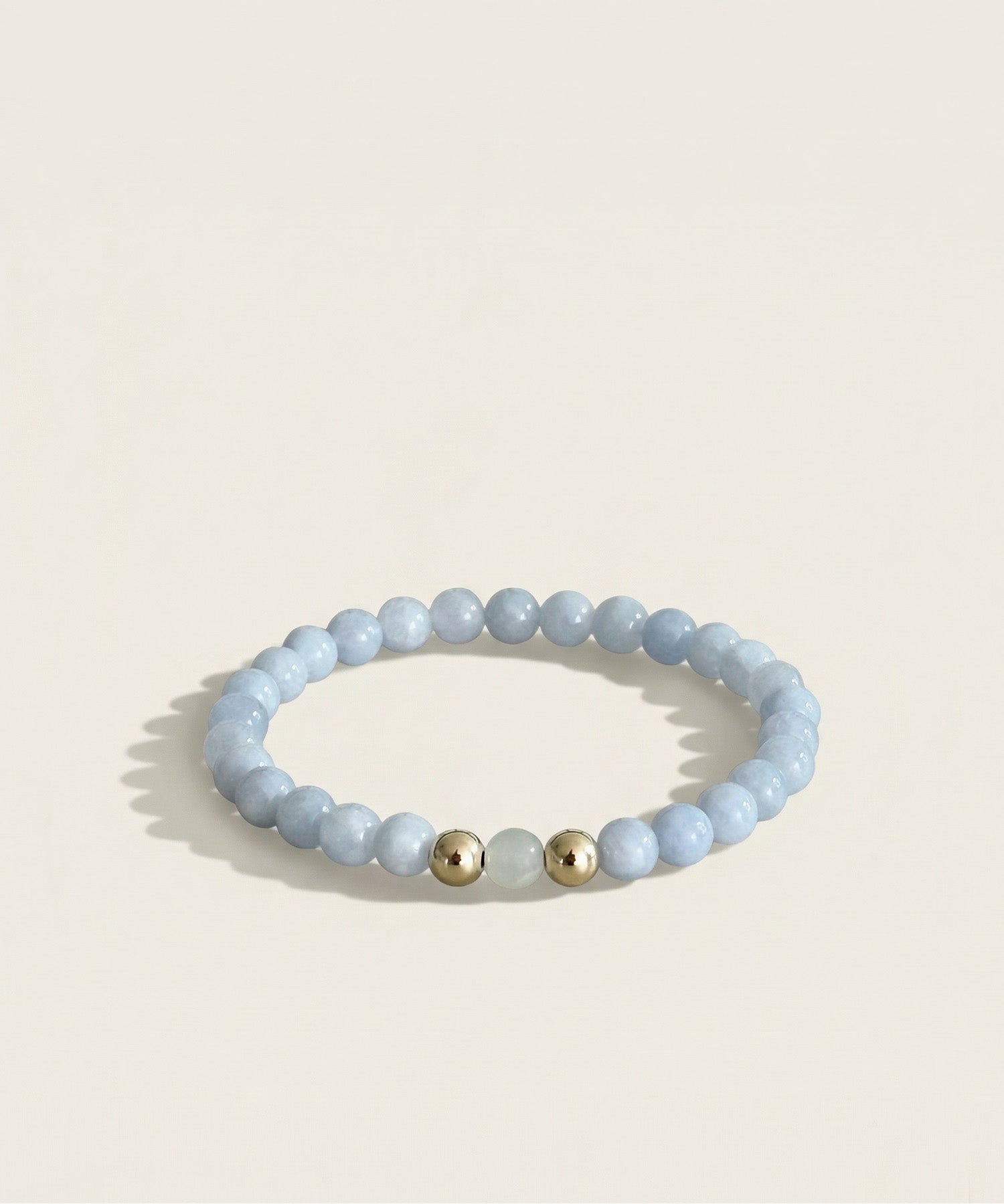 NURTURING MOON BRACELET WITH MOONSTONE & AQUAMARINE