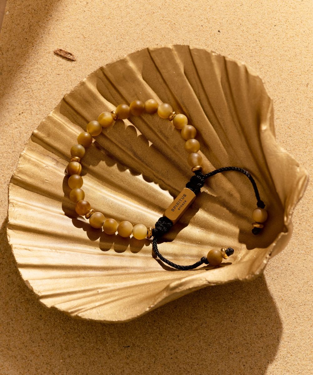 PARADISE INSPIRATION BRACELET WITH GOLDEN TIGER'S EYE