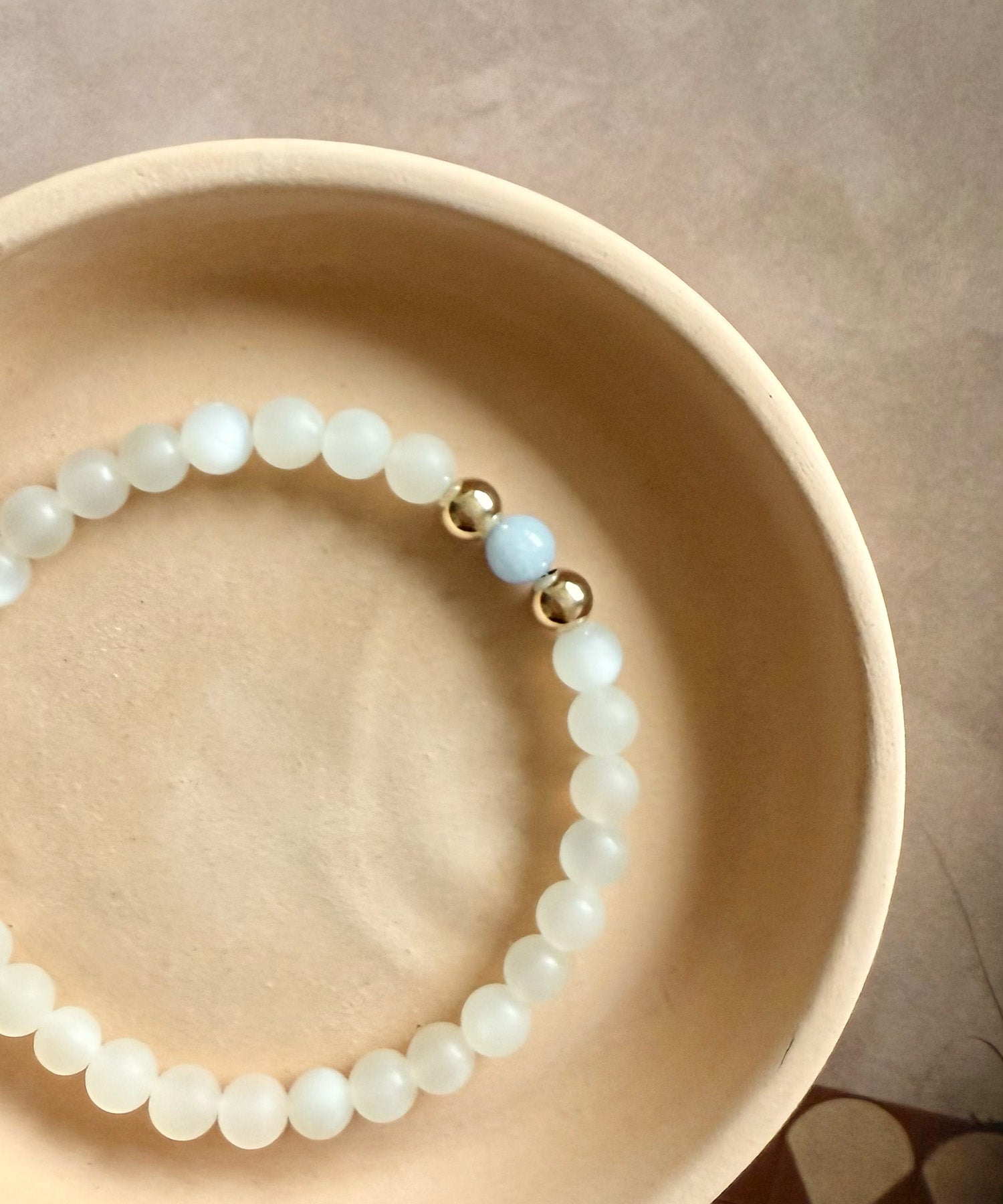 PISCES NEW BEGINNINGS BRACELET WITH AQUAMARINE & MOONSTONE (CLASSIC)