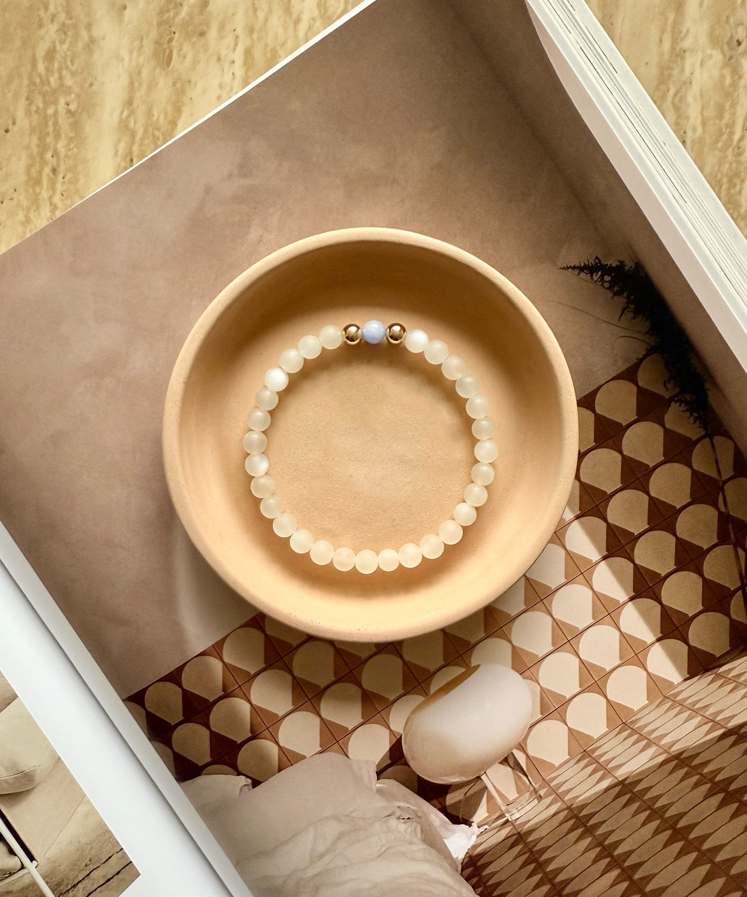 PISCES NEW BEGINNINGS BRACELET WITH AQUAMARINE & MOONSTONE (CLASSIC)