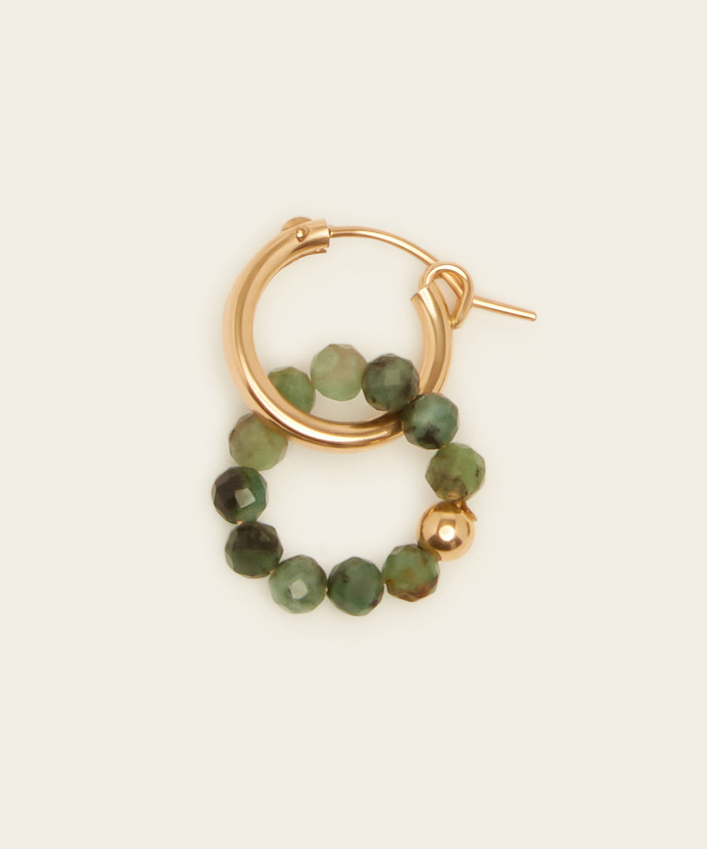 PRECIOUS ABUNDANCE EARRINGS WITH EMERALD