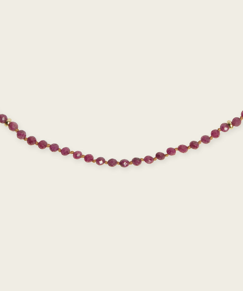 PRECIOUS LOVE NECKLACE WITH RUBY
