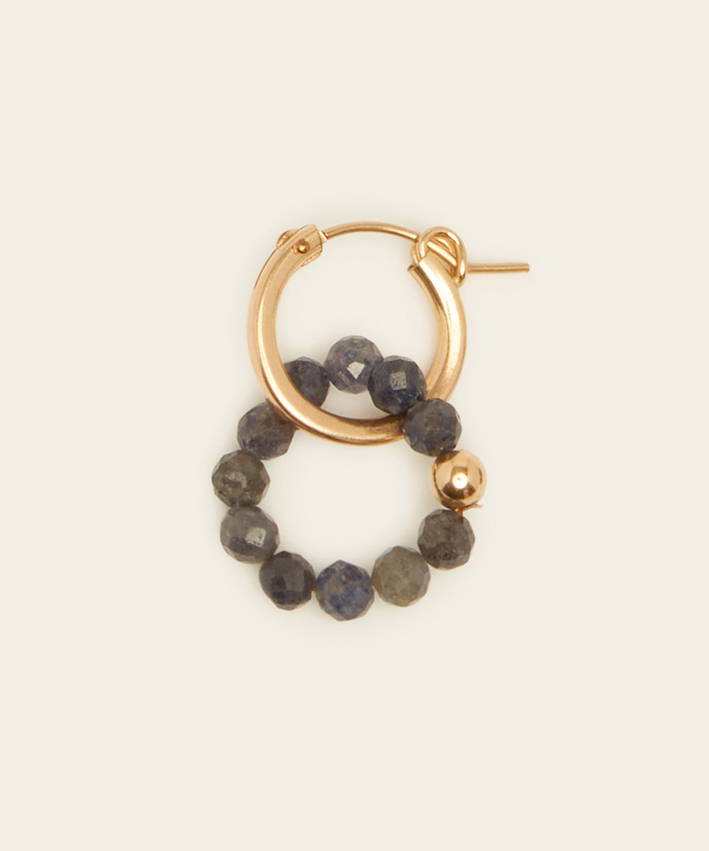 PRECIOUS WISDOM EARRINGS WITH SAPPHIRE