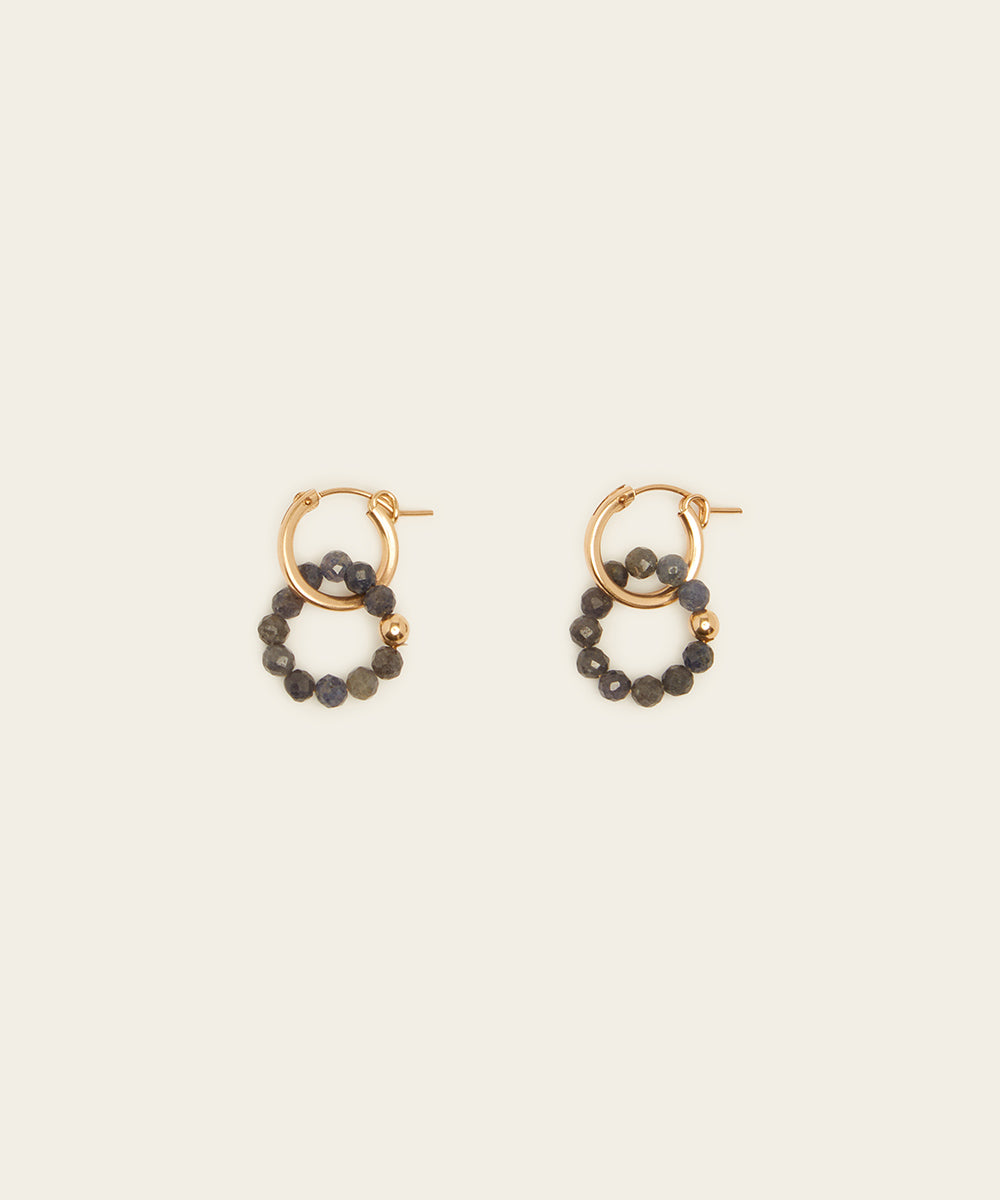 PRECIOUS WISDOM EARRINGS WITH SAPPHIRE