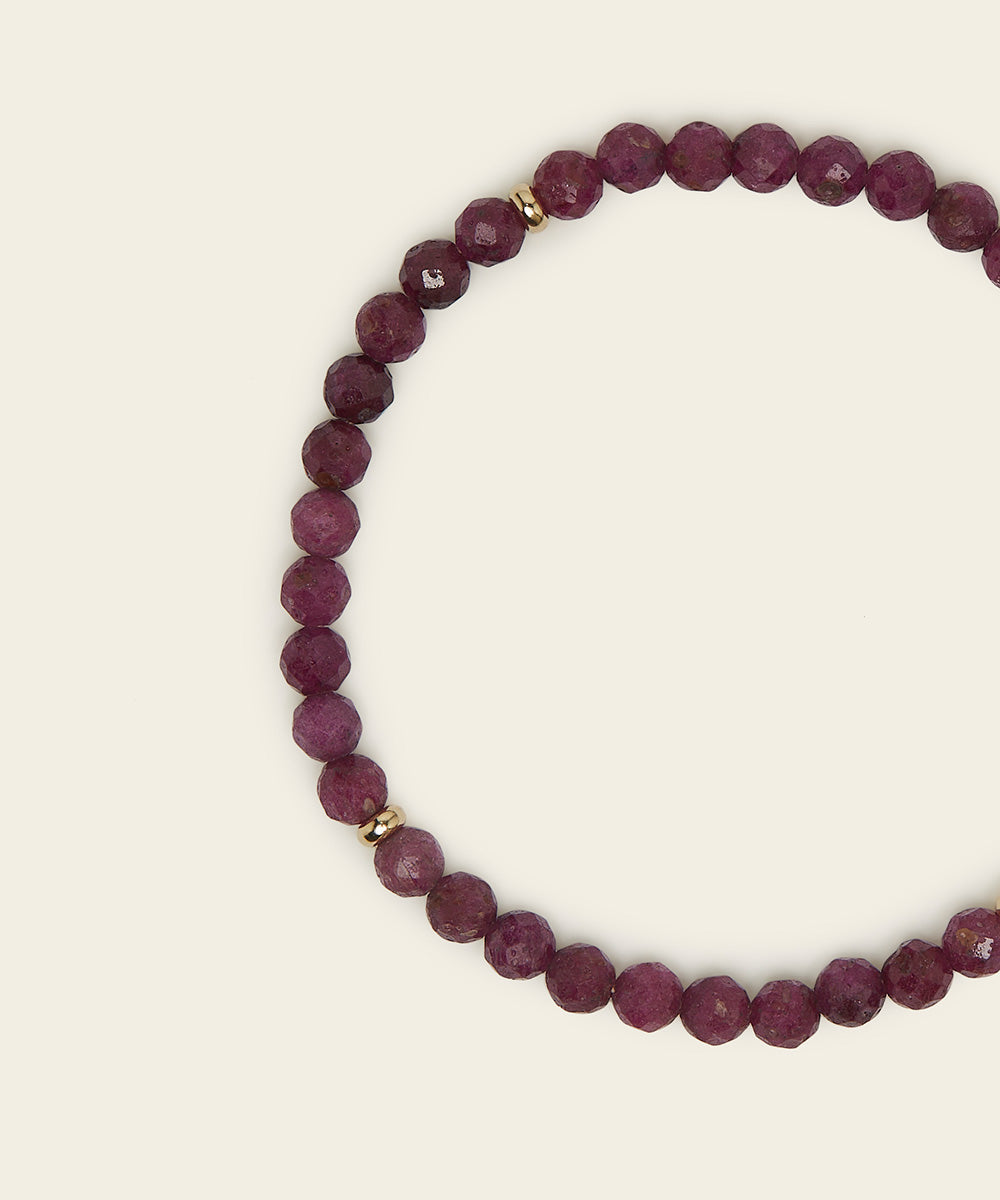 PRECIOUS LOVE BRACELET WITH RUBY