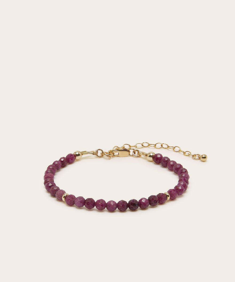 PRECIOUS LOVE BRACELET WITH RUBY