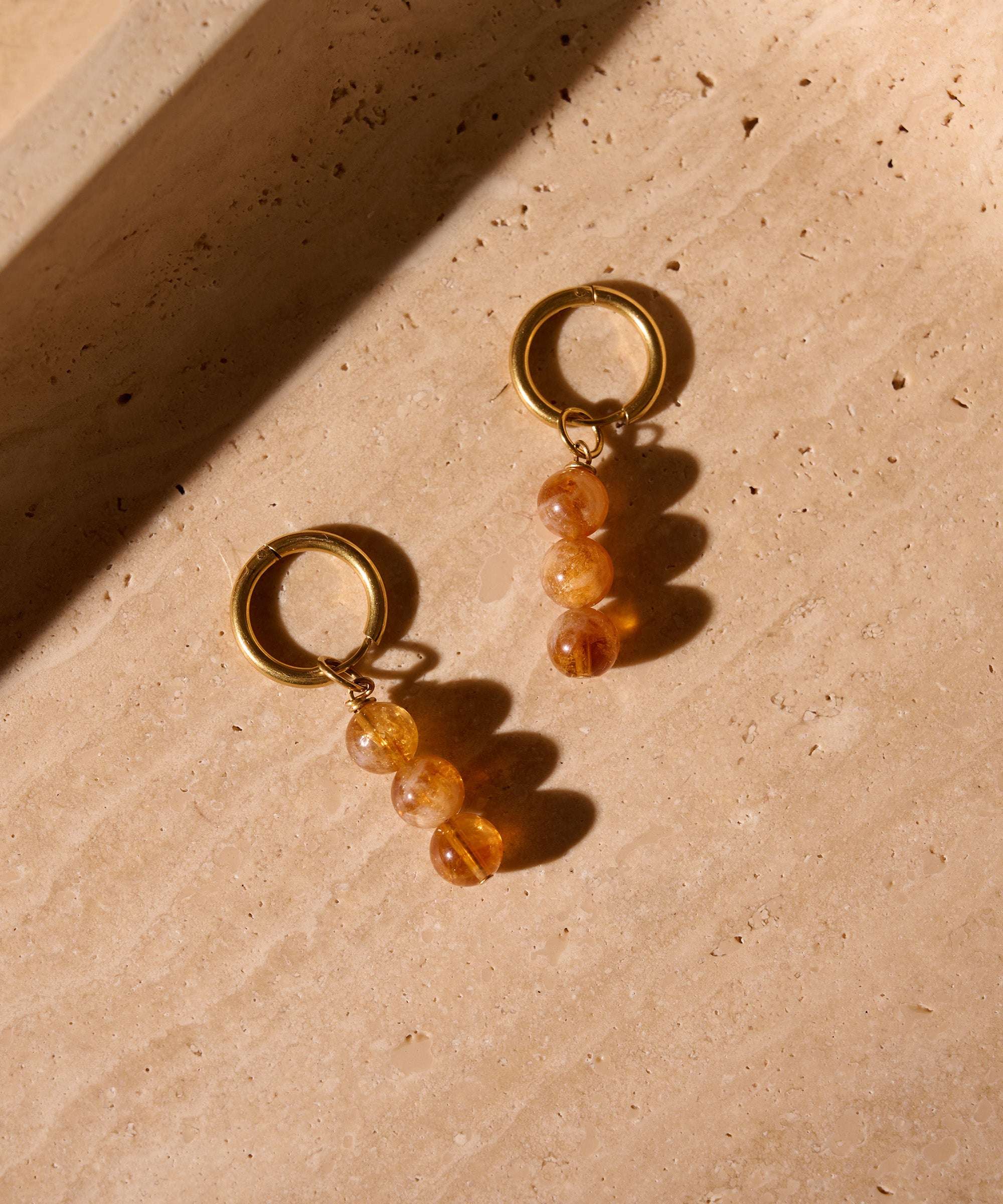 PRIMAL RADIANCE EARRINGS WITH CITRINE