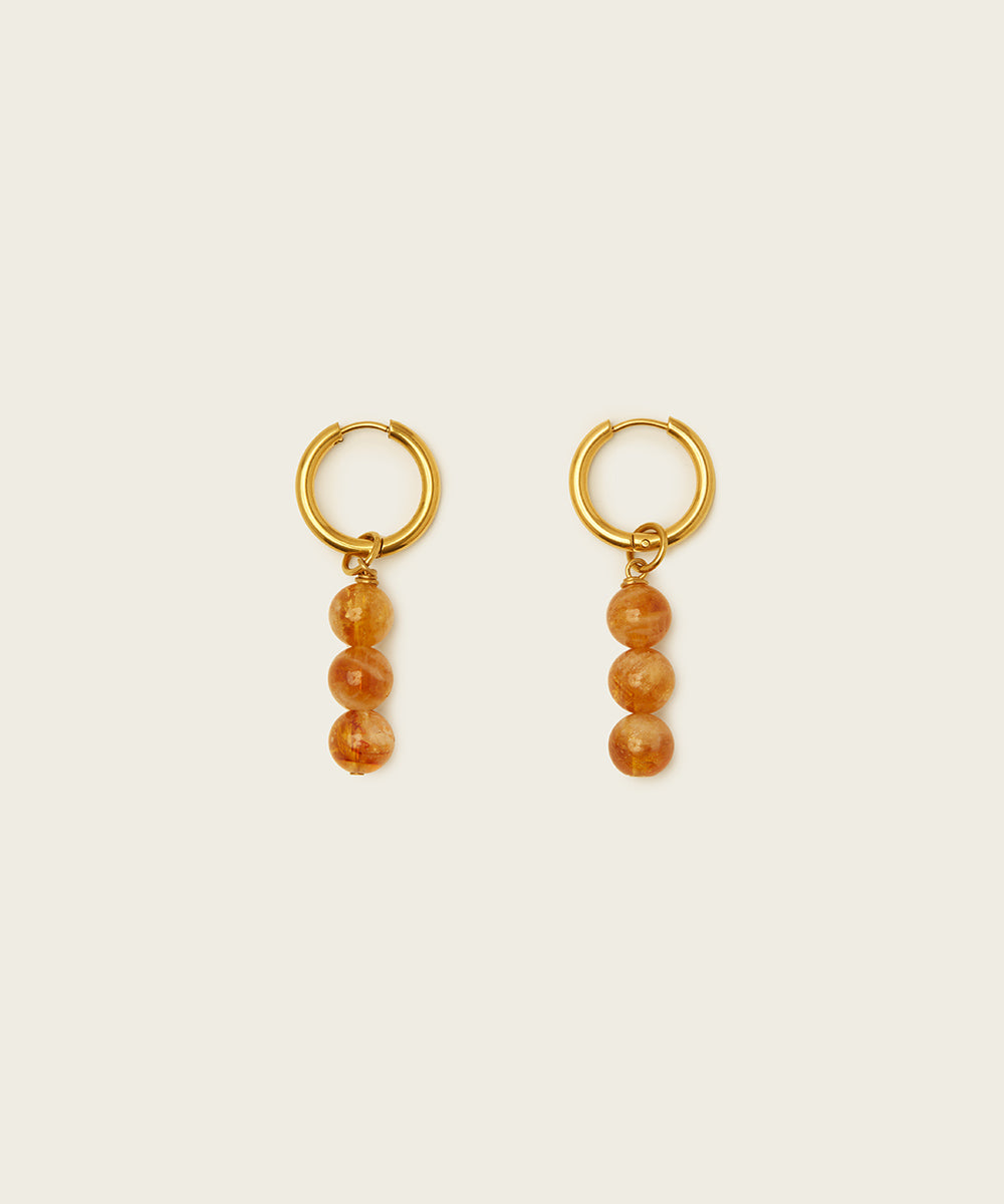 PRIMAL RADIANCE EARRINGS WITH CITRINE