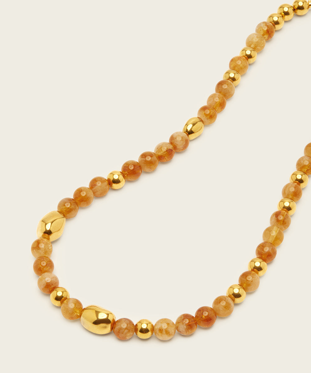 PRIMAL RADIANCE NECKLACE WITH CITRINE