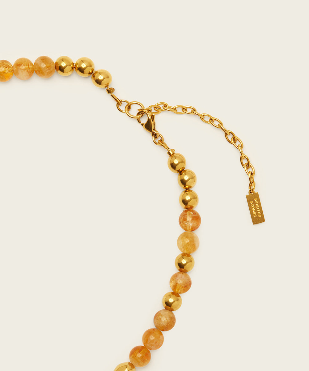 PRIMAL RADIANCE NECKLACE WITH CITRINE