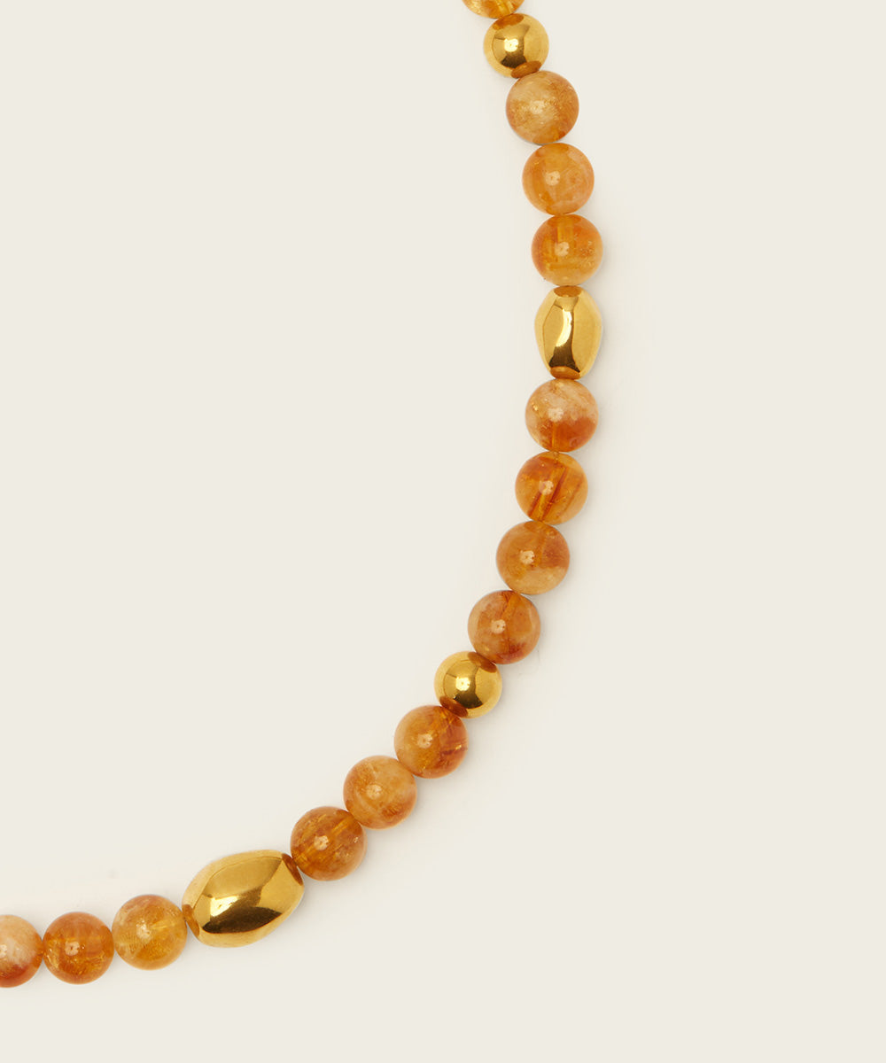 PRIMAL RADIANCE NECKLACE WITH CITRINE