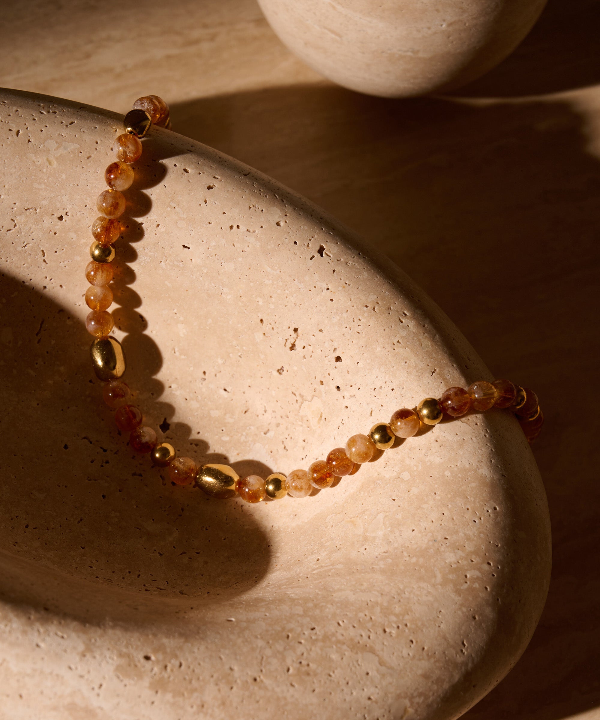 PRIMAL RADIANCE NECKLACE WITH CITRINE