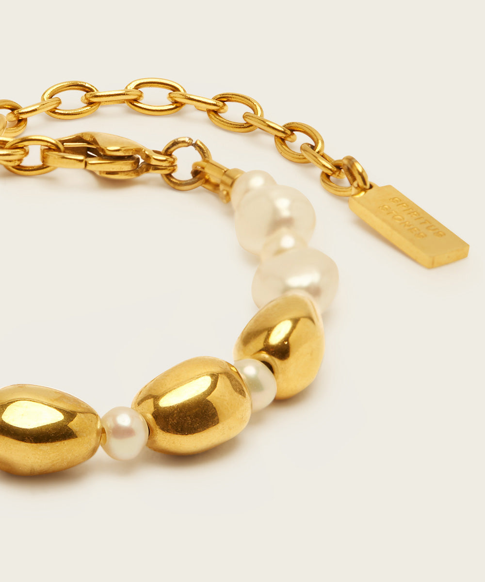 PRIMAL SAGE BRACELET WITH PEARLS