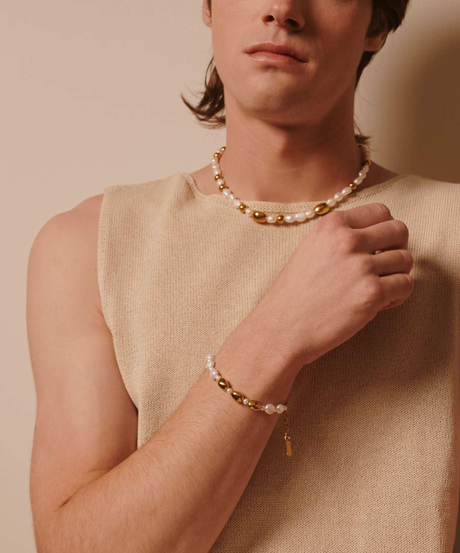 PRIMAL SAGE BRACELET WITH PEARLS