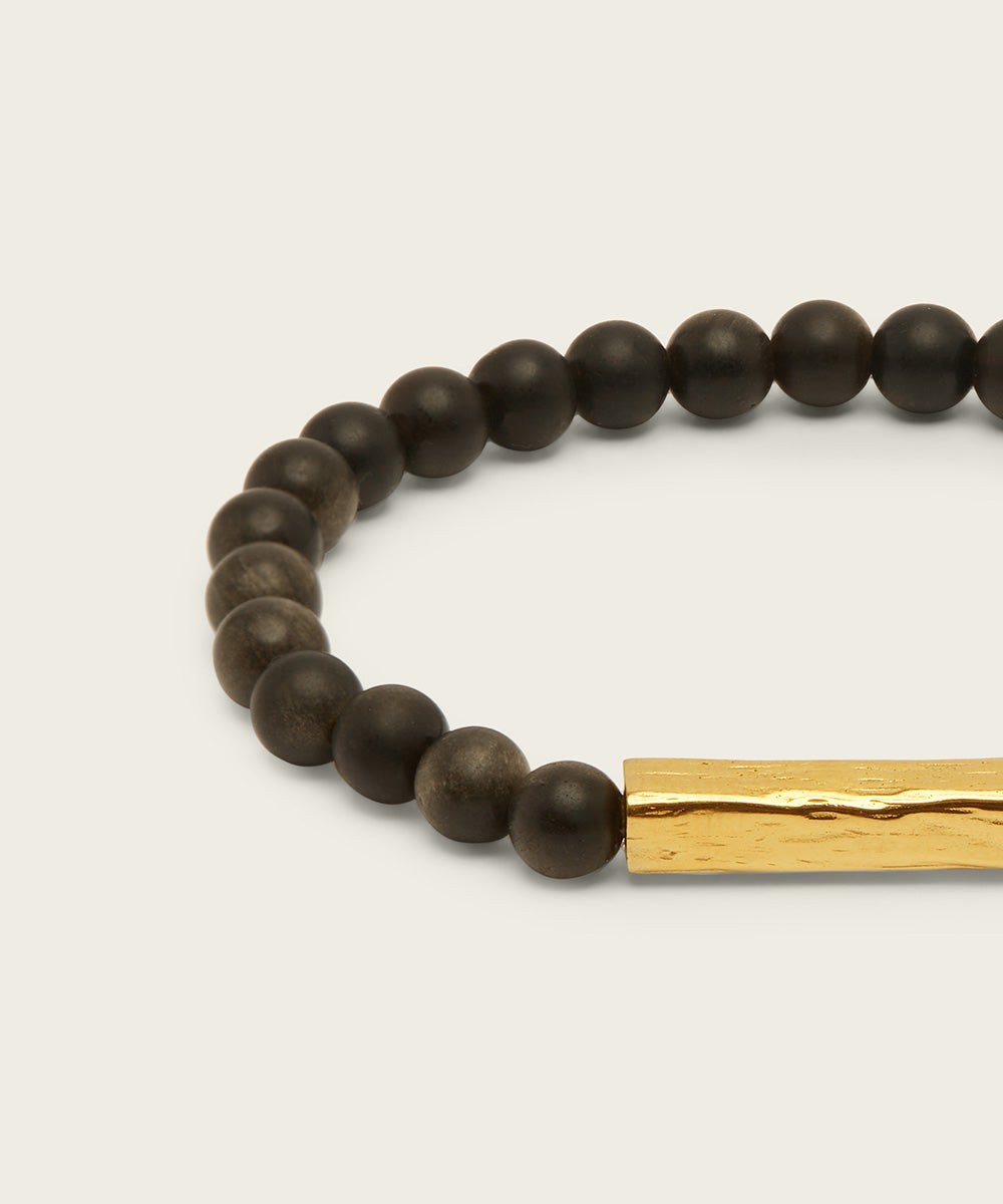 PRIMAL TRANSFORMATION BRACELET WITH OBSIDIAN