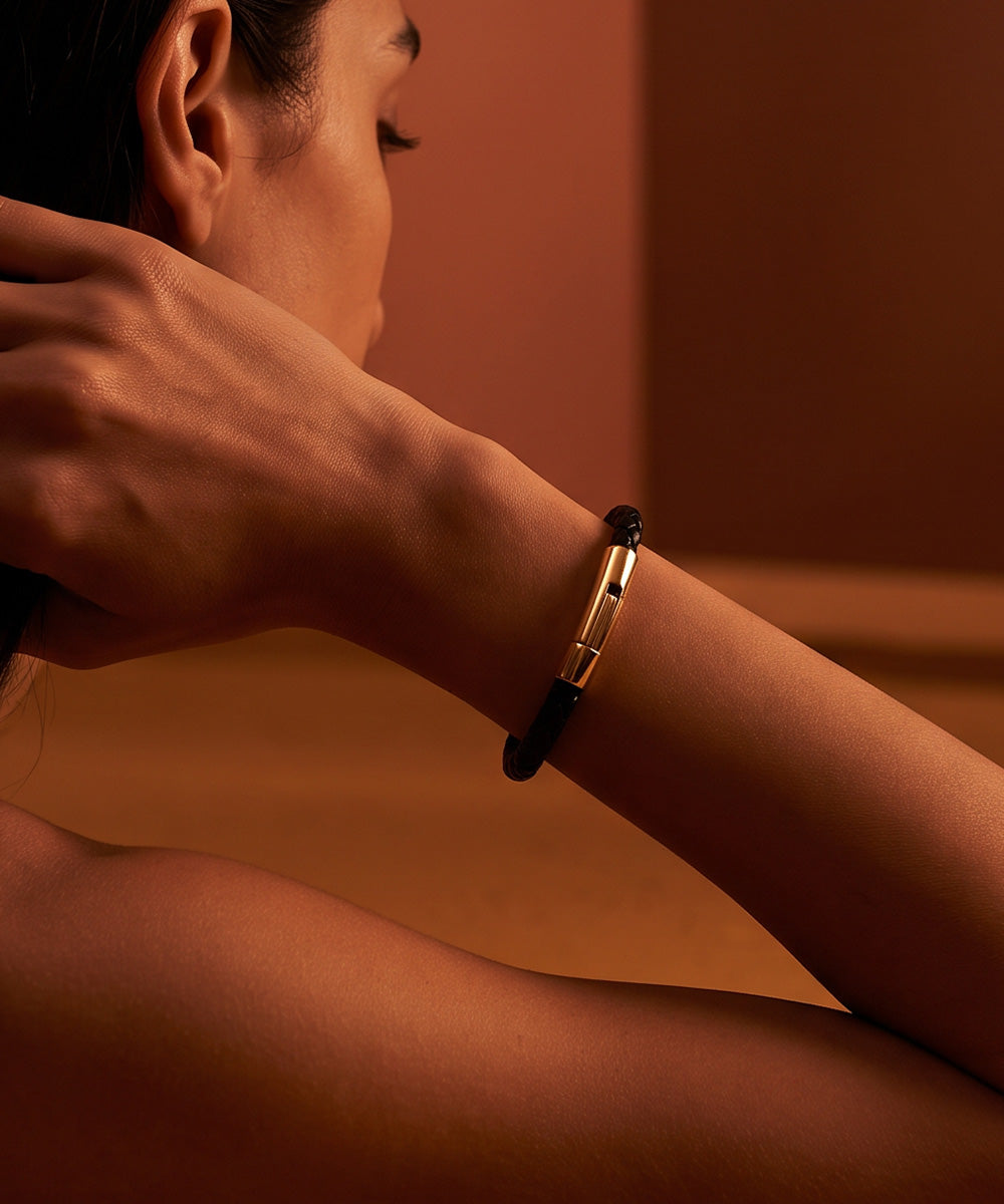 THE RESILIENCE BRACELET WITH LEATHER