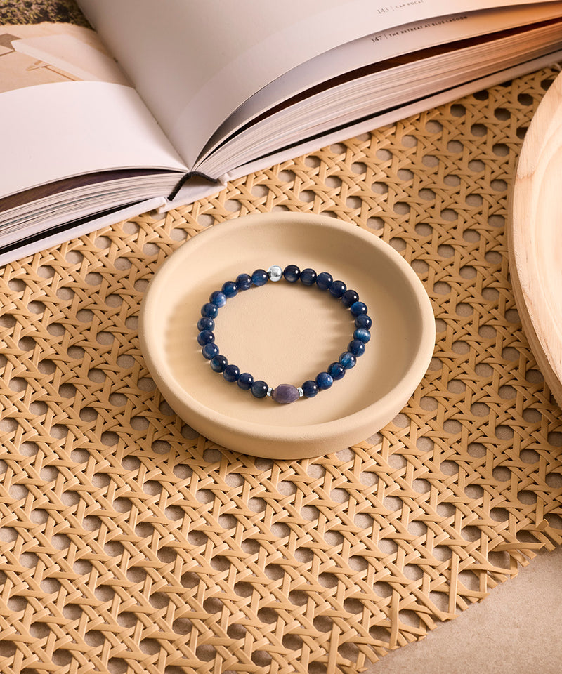 SAGITTARIUS TRANSFORMATION BRACELET WITH TANZANITE & KYANITE