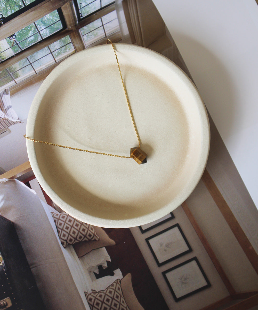THE COURAGE NECKLACE WITH TIGER'S EYE