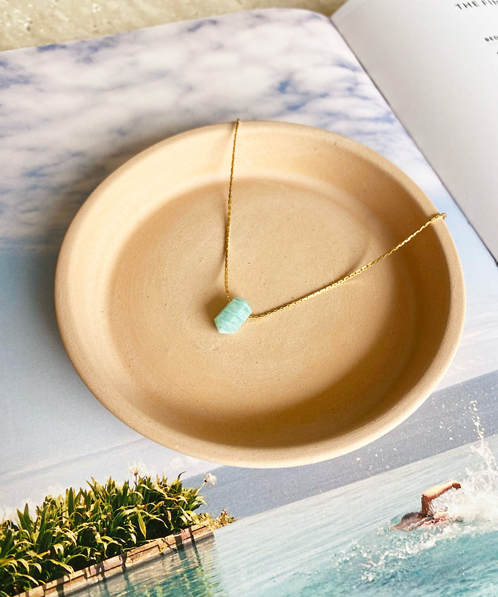 THE HOPE NECKLACE WITH AMAZONITE