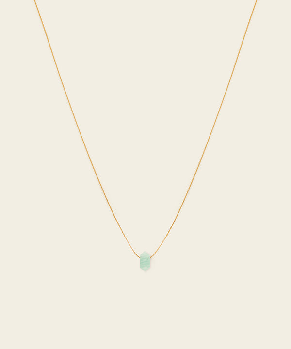 THE HOPE NECKLACE WITH AMAZONITE