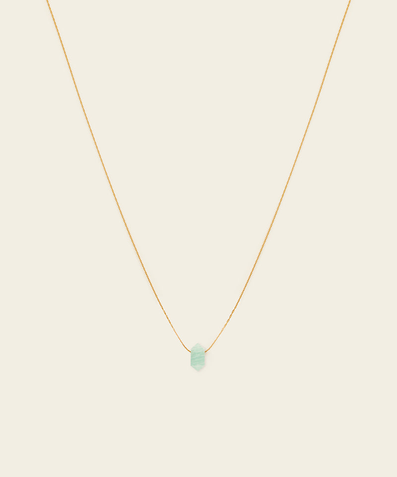 THE HOPE NECKLACE WITH AMAZONITE