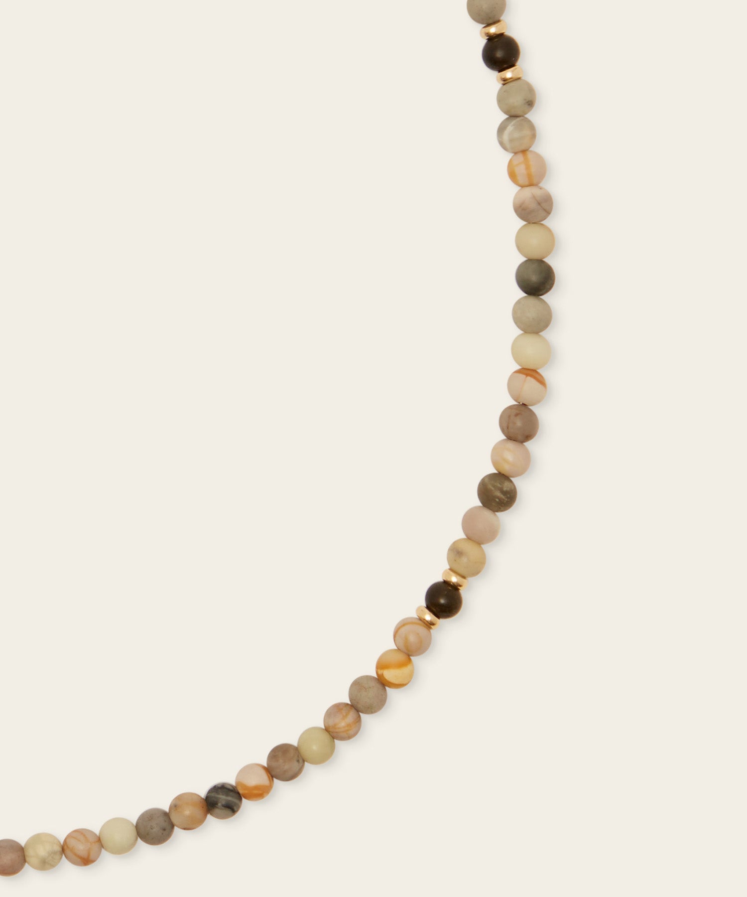 THE JOYFUL NURTURER NECKLACE WITH PICASSO JASPER & OBSIDIAN