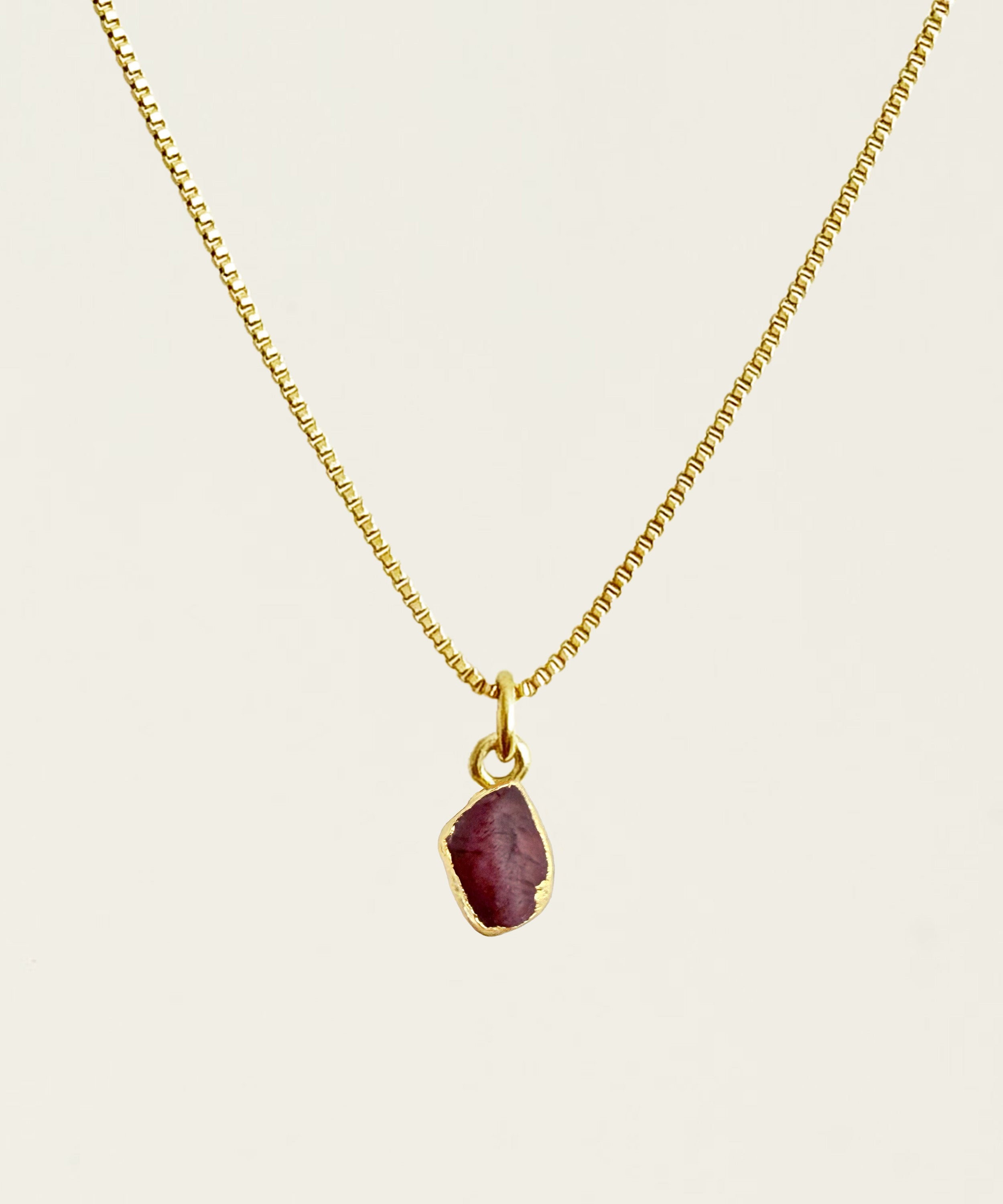 THE CANCERIAN NECKLACE WITH RUBY