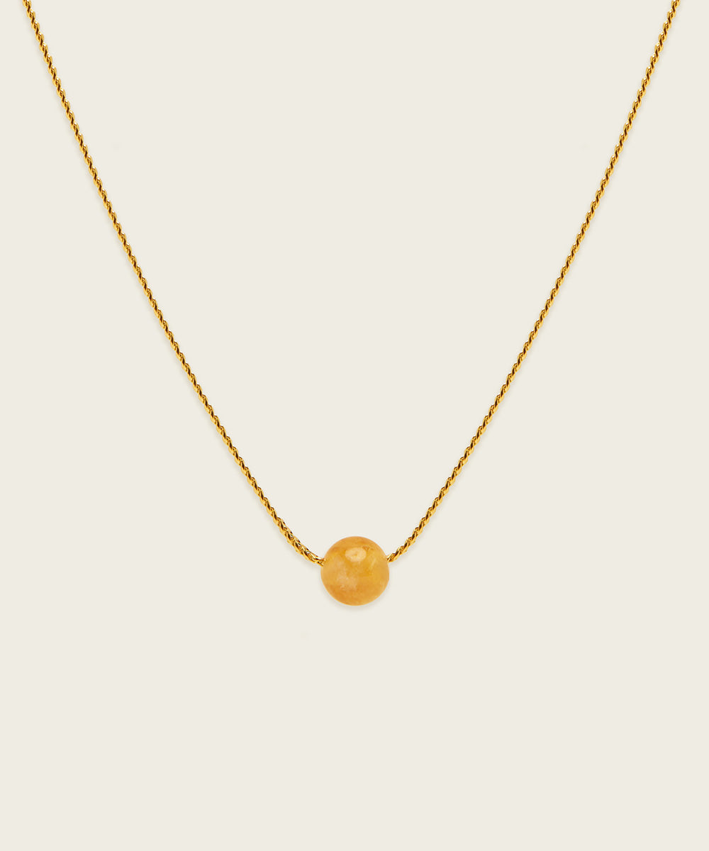 THE GOLDEN OPTIMIST NECKLACE WITH CITRINE