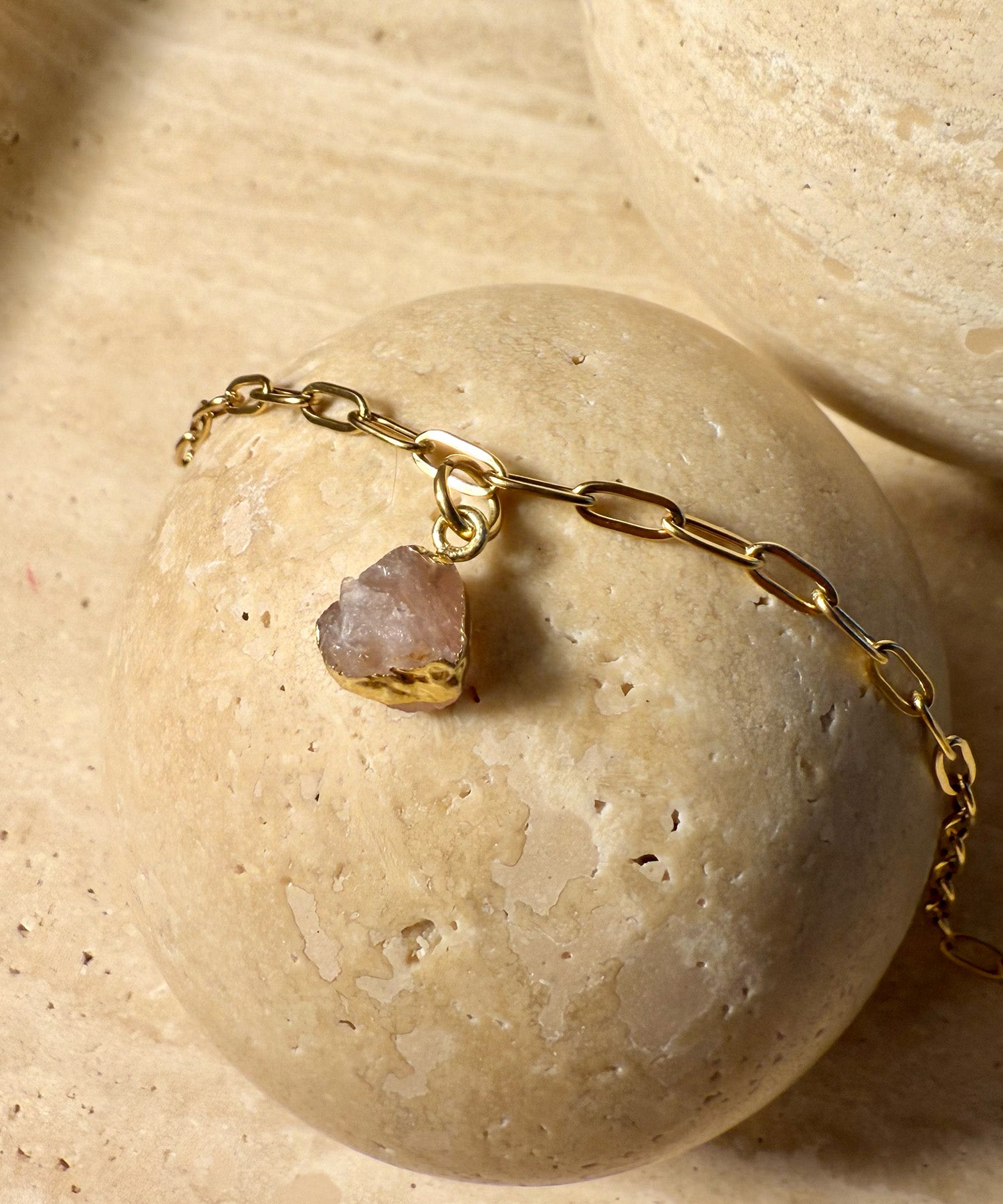 THE LIBRA BRACELET WITH ROSE QUARTZ