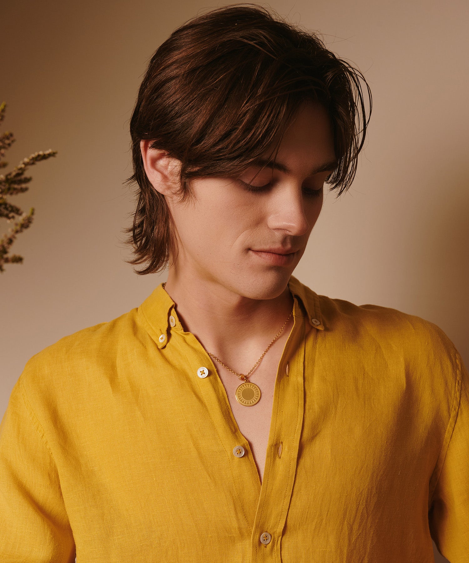 THE LIGHT-MAKER NECKLACE WITH CITRINE & SUN MEDALLION