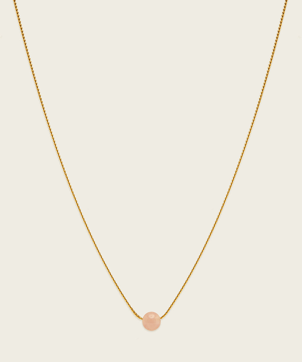 THE UNIVERSAL LOVE NECKLACE WITH ROSE QUARTZ