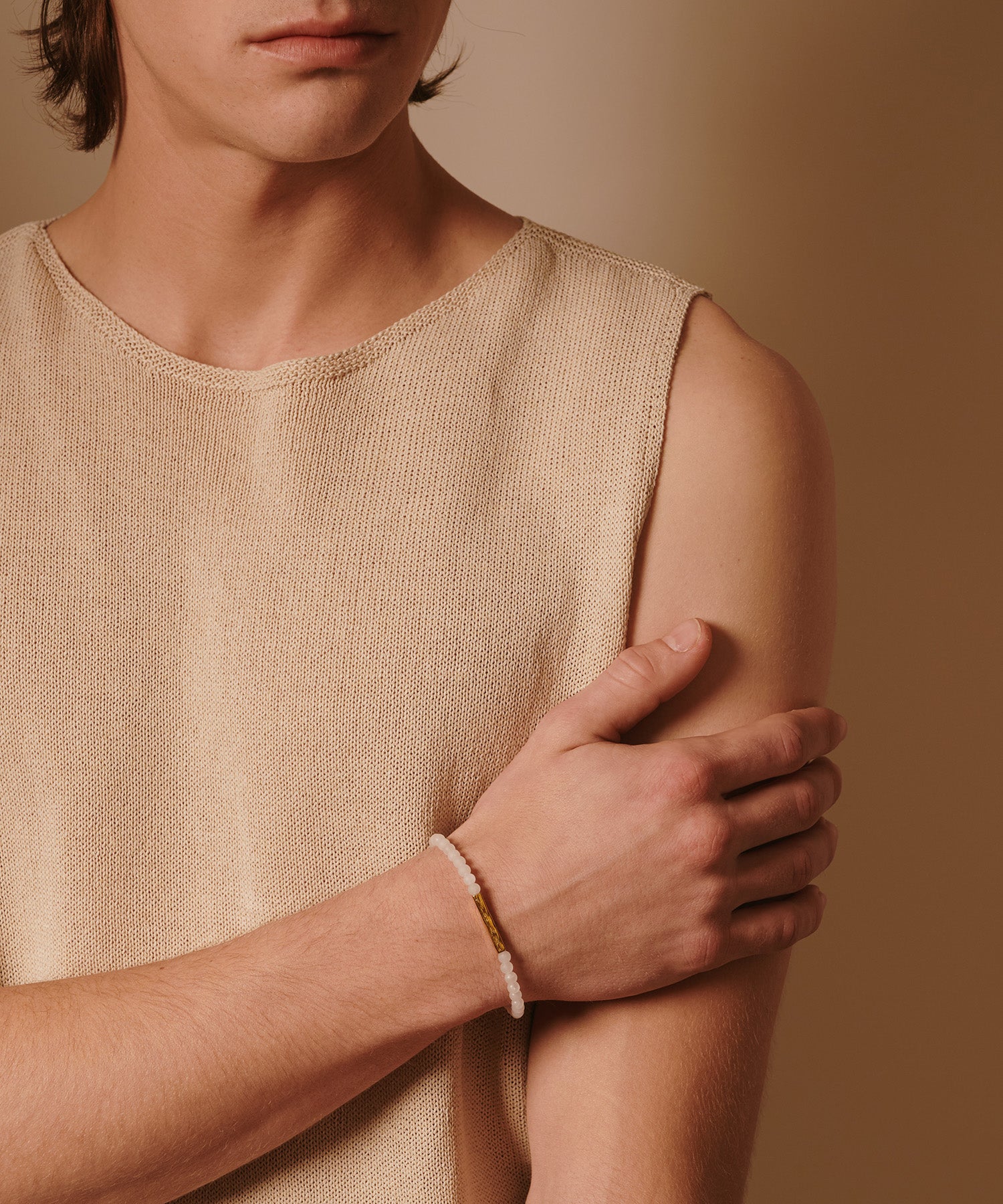 TRANQUIL DAWN BRACELET WITH WHITE JADE