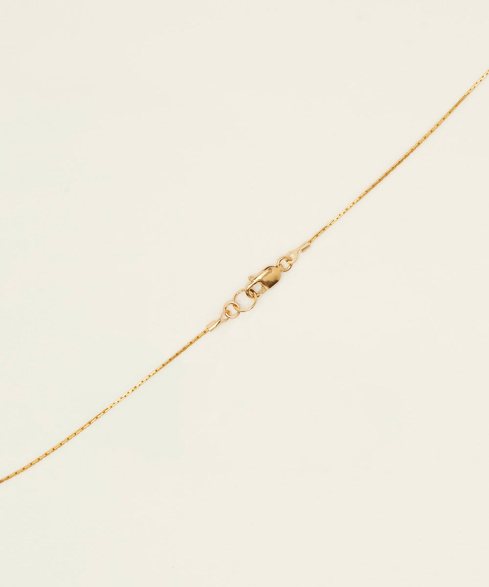 SOULMATES LETTER NECKLACE WITH AKOYA PEARL