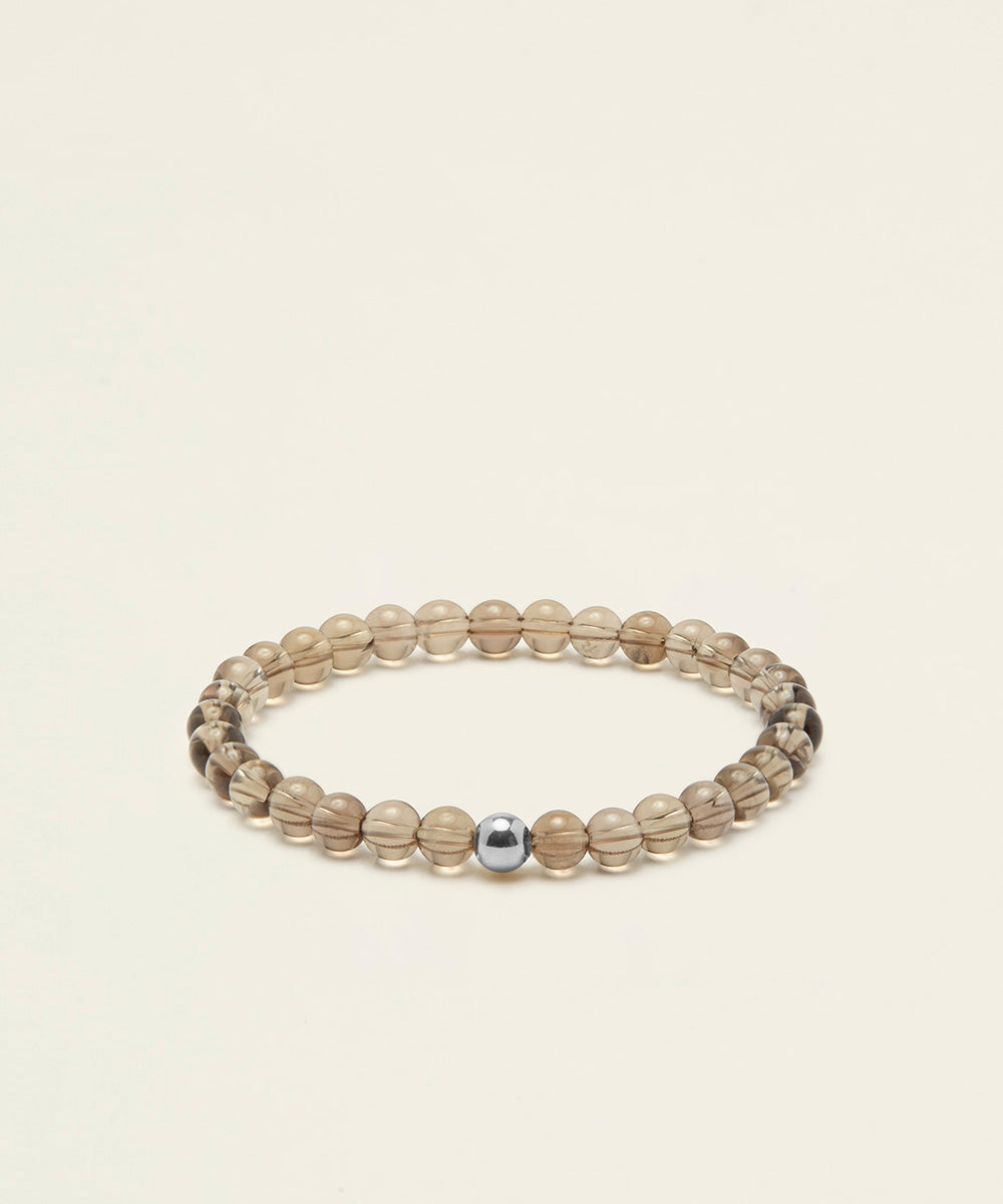 CALMING LIGHT BRACELET WITH SMOKY QUARTZ