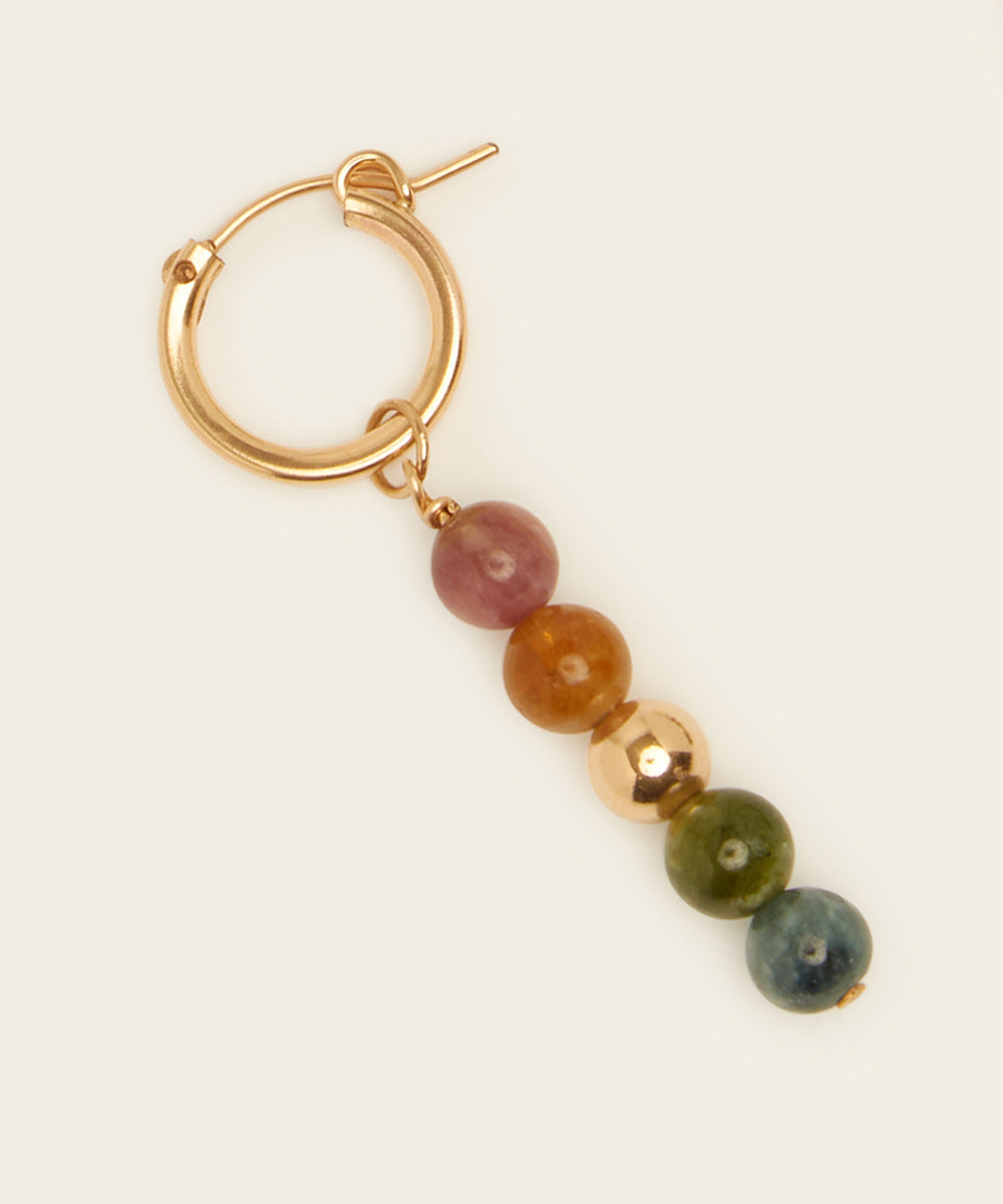 HIGHER HARMONY EARRINGS WITH RAINBOW TOURMALINE