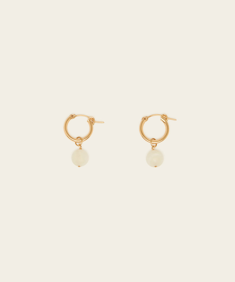 HIGHER HOPE EARRINGS WITH MOONSTONE