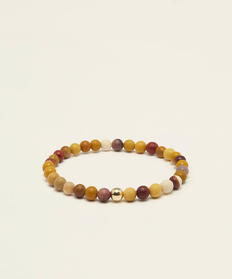 LIFE FORCE BRACELET WITH MOOKAITE JASPER