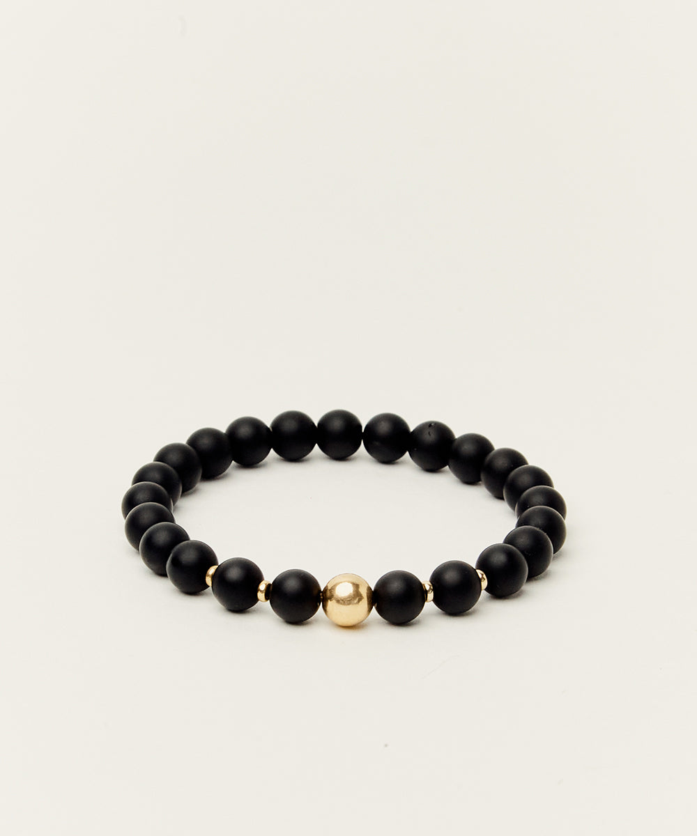 MONSIEUR BLACK BRACELET WITH ONYX