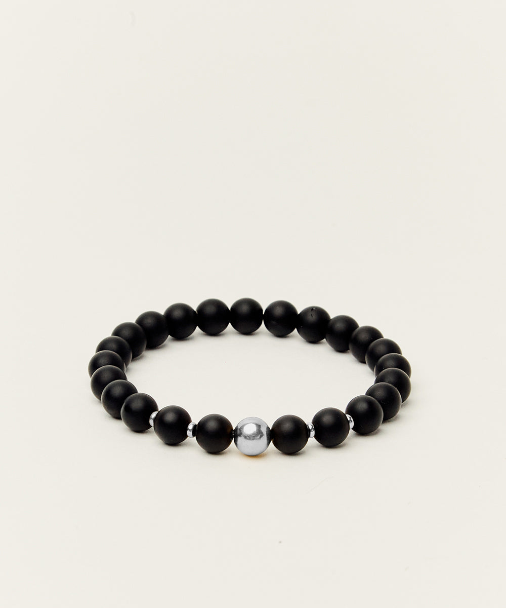 MONSIEUR BLACK BRACELET WITH ONYX