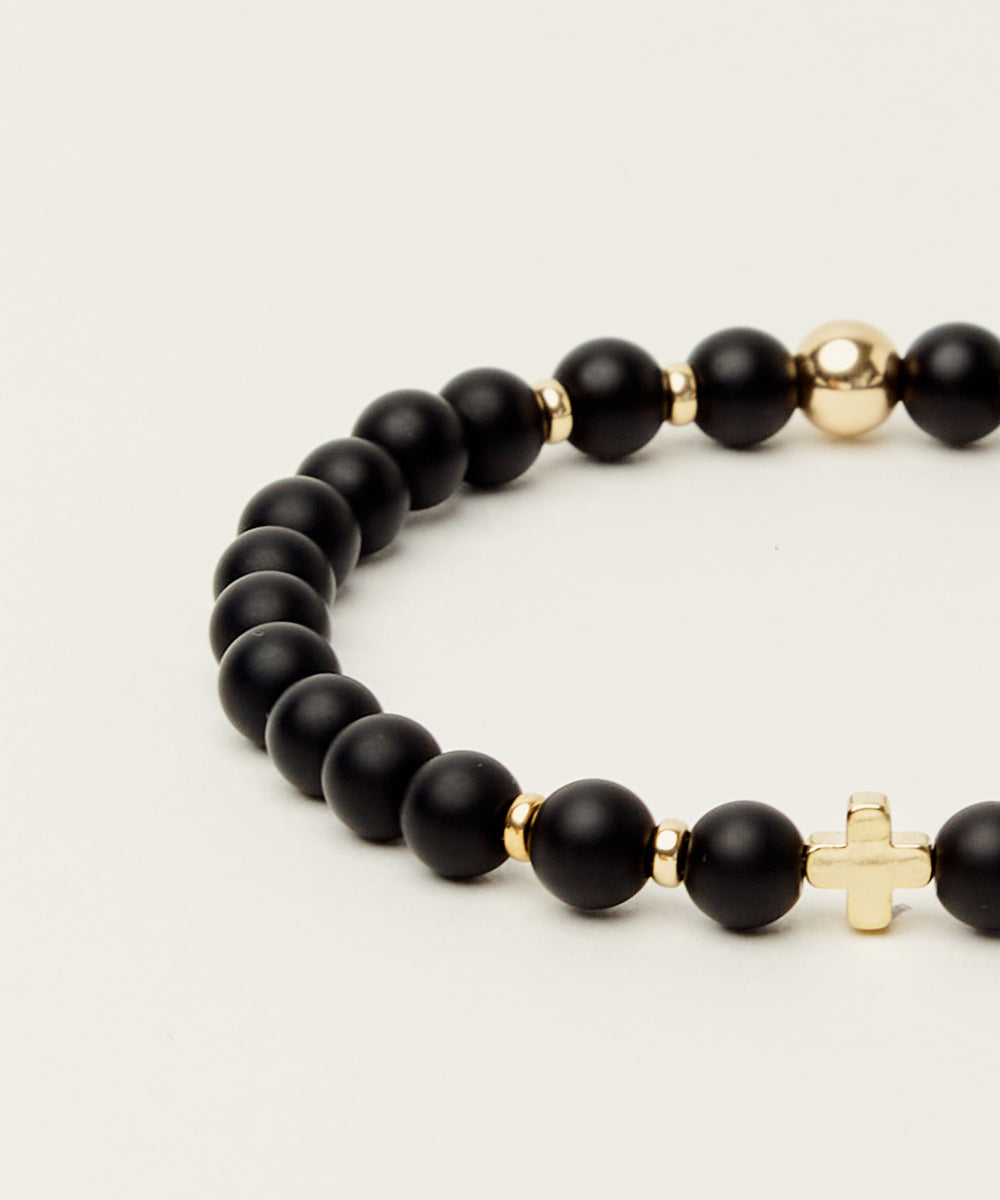 SACRED STRENGTH BRACELET WITH ONYX