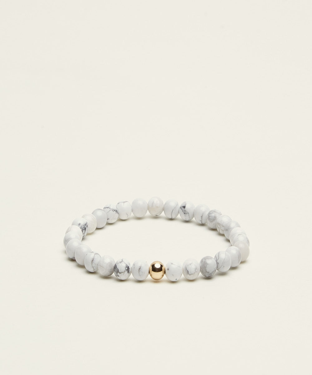 SERENITY BRACELET WITH HOWLITE