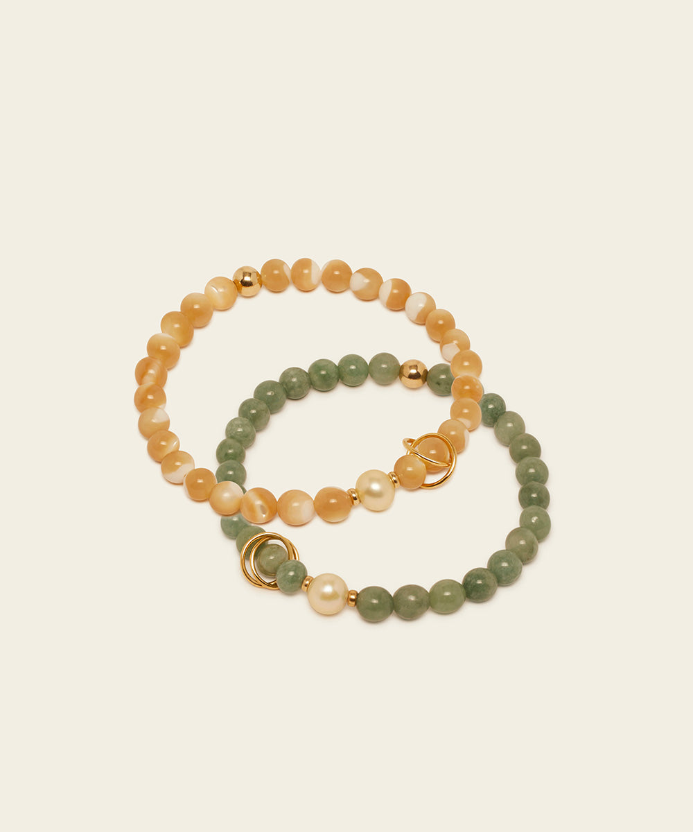 SOULMATES MIXED BRACELETS DUO SET