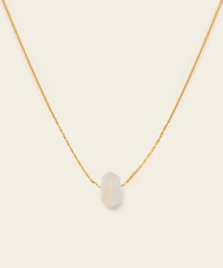 THE EXPLORER NECKLACE WITH MOONSTONE