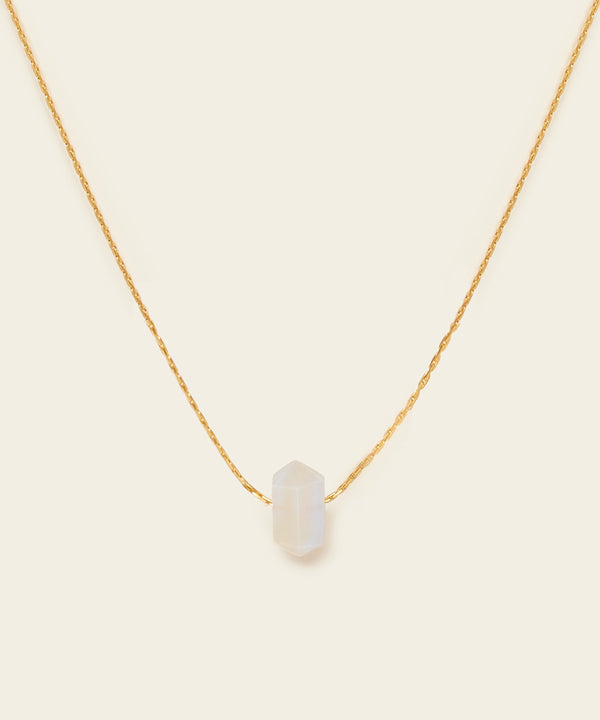 THE EXPLORER NECKLACE WITH MOONSTONE