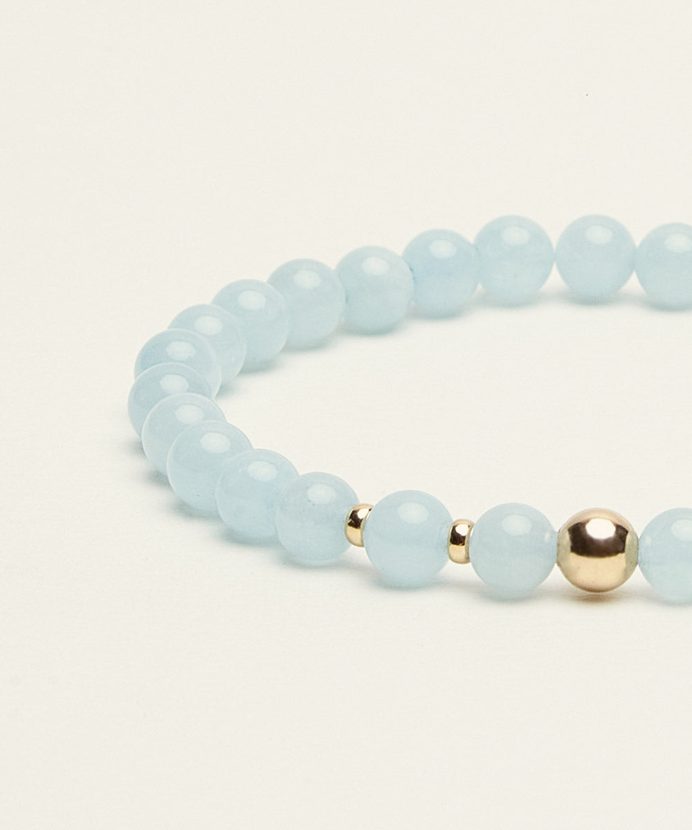 THE SEA-FARER BRACELET WITH AQUAMARINE