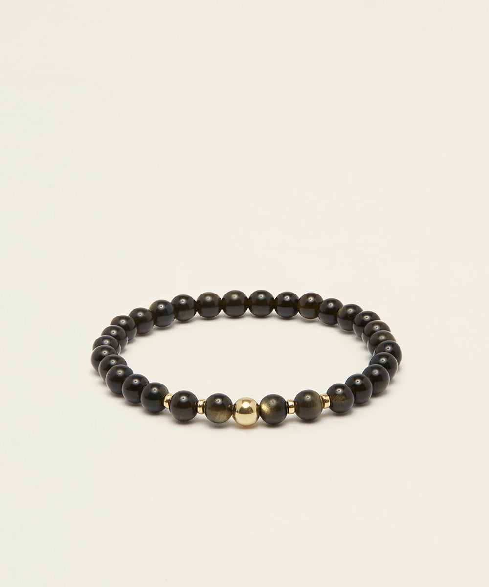 TRANSFORMATION BRACELET WITH OBSIDIAN