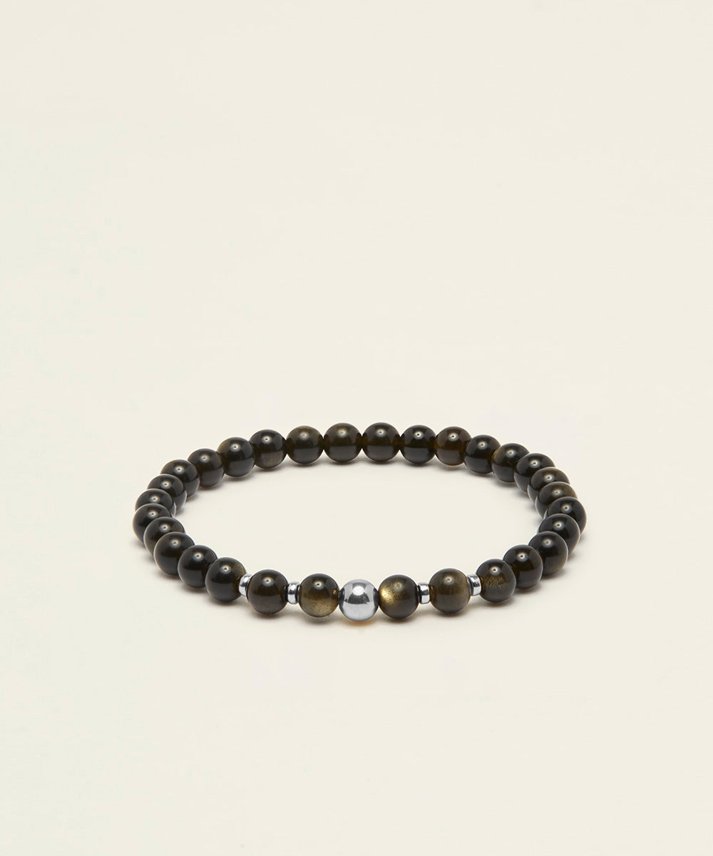 TRANSFORMATION BRACELET WITH OBSIDIAN